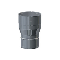 Redukcja stal nierdzewna MK ŻARY PR RDZI fi130W x 160 mm do kanałów wentylacyjnych okrągłych