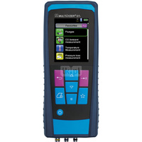 Sensor O2, CO/H2, NO, CO+, pomiar ciągu kominowego AFRISO Multilyzer STx wyświetlacz kolorowy TFT 2,8'', akumulator Li-Ion, z drukarką, z walizką