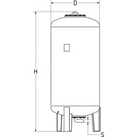 Naczynie wzbiorcze stojące PNEUMATEX (IMI HYDRONIC) Statico SG 4000.6, pojemność 4000 l, 6 bar / 120'C, kolor niebieski, do instalacji chłodn.solar.C.O.