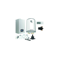 Pakiet - Kocioł gazowy jednofunkcyjny DE DIETRICH Virtuens Smart 15 kondensacyjny wiszący 2.6 - 16.3 kW + RegulatorAD248P + Zestaw powietrzno-spalinowy szachtowyBazowy PP/Alu fi 60/100 na fi 80 + Zasobnik c.w.uAQUAvie100 + Filtr magnetyczny XS90 A