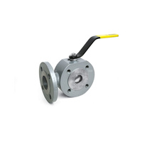 Zawór kulowy trójdrożny EFAR WKHL DN 50 kołnierz x kołnierz x kołnierz