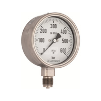 Manometr z rurką Bourdona AFRISO RF chemiczny 0/60 bar G1/2B ekscentryczne fi 160 mm, kl. 1,0%