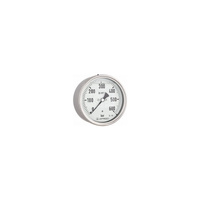 Manometr z rurką Bourdona AFRISO RF glicerynowy -1/9 bar G1/4B radialne fi 50 mm, kl. 1.6%