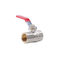 Zawór kulowy PERFEXIM KX01 mosiądz niklowany, PN30 1 1/4'' GW, uchwyt: dźwignia