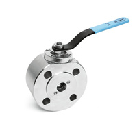 Kurek kulowy kołnierzowy do pary WKC 4a PN40 DN 40