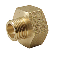 Przedłużka AGAFLEX redukcja, mosiądz, 3/4'' x 1'' (GZ x GW)