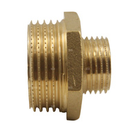 Nypel AGAFLEX redukcja, mosiądz, 1/2'' x 3/8'' (GZ)