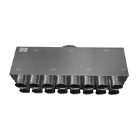 Rozdzielacz 16-króćcowy z odejściem DN 200, przelotowy