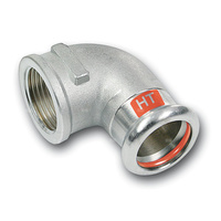 Kolano 90' Concept By SANHA Therm Industry, stal (cynk/nikiel), 54 mm x 2'' (zw x GW)