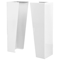 Podstawa 550 mm, szerokość 180 mm (25F GW), RAL 9003