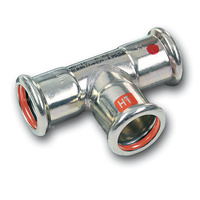 Trójnik Concept By SANHA Therm Industry stal 108 mm x 88.9 mm x 108 mm MZ