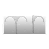 Hak podwójny do rury rekuperacyjnej 75mm - 25szt. II