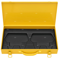 Skrzynka blaszana z wkładką