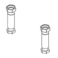 Komplet 2 szt. łączników kocioł - sprzęgło poziome V2 (100-120)