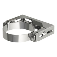 Uchwyt MK ŻARY PK WHT 1 stal nierdzewna fi 110/160 mm (mocowanie - Obejma do ściany regulowana)