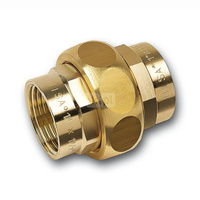 Śrubunek SANHA PURAFIT ze stożkiem trzyczęściowy, Cu, 1'' (GW)