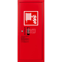 Hydrant DN 25 zawieszany boczny, wąż 30 m, zamek patent, RAL 3000 prawy