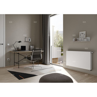 Kermi®x-flair® Plan-V typ 22 405x805 biały, 10 bar, zaworowy lewy, z osłonami