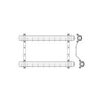 PHA-100 4-obwodowy PN10 Rozdzielacz CuZn