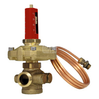 Regulator ciśnienia różnicowego HERZ 60 kPa, mosiądz DN 15, zakres przepł. 25-60 kPa