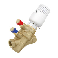 Zawór regulacyjny COMAP Nexus Vivax T-AF Mosiądz PN25, pol. Gwint wewnętrzny 1/2'' DN 15L, natężenie przepływu 0.118m3/h od -20'C do 120'C, niezależny od ciśnienia