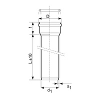 Rura kanalizacyjna zewnętrzna pvc-u MAGNAPLAST KGEL 160 x 2000 x 4.7 z kielichem lita pomarańczowa, klasa C - SN 8