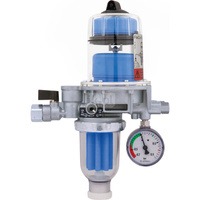 Filtr olejowy AFRISO FloCo-TOP-2KM Si zintegrowany z odpowietrznikiem fi 3/8'' x 3/8'' GW x GZ, z wkładem plastikowym, maks. przepływ 100 l/h