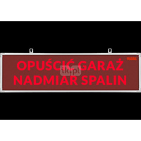 Tabl. ostrzeg. TP-4.s/H5,"UWAGA! NADMIAR SPALIN", wbud cicha syren, zasil 230V