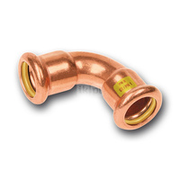 Łuk 90' SANHA Press Gas, Cu, 14 mm (zw x zw)