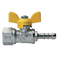 Kurek kulowy z końcówką na wąż proste i kątowe do wody ART.9020 GWINT W 1/2X14