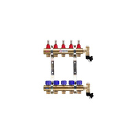 Rozdzielacz mosiężny do OP z przepływ - QIK BASIC II C- 15 sekcji