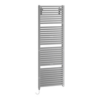 Grzejnik Kermi®Duett®-E 1796x74x934, P=1500W, srebro, WRS biały, lewy