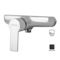 Bateria WEGA prysznicowa podtynkowa czarny mat z akces. głowica 35