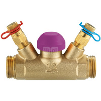 Zawór regulacyjno-pomiarowy HERZ TS-99-V mosiądz, DN 15 Gwint zewnętrzny x Gwint zewnętrzny, 0.4 Kvs