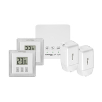 AURATON SMART Starter pack 1 biały: 2x Radiator Controller, 2x Heat Monitor, 1x AURATON Box
