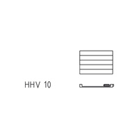 Grzejnik płytowy typ 10 KERMI V-HHV wym. 700 x 3800 mm, kolor biały, moc 2755 W