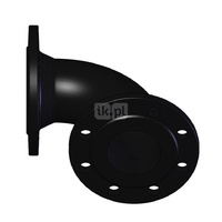 Kolano żeliwo, przył. DN 65 dł.257.5mm szer.185mm WILO