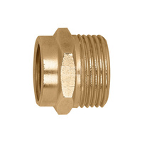 Przyłącze z gwintem wewnętrznym i złączka pierścieniowa 23 p.1,5 GW x 1/2" GZ