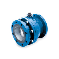 Kurek kulowy kołnierzowy do wody WK 3a/ŻL PS 16 DN 150