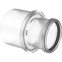 Złączka redukcyjna (2919), fi80-fi60 L = 156 mm, PP transparentna
