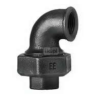Śrubunek kątowy ODLEWNIA ZAWIERCIE 95oru żeliwo (czarne) 3/8'' (GW), z uszczelką