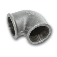 Kolano 90' SANHA 90# redukcja, żeliwo (ocynk galwaniczny/elektrolityczny) (ocynk), 1 1/2'' x 3/4'' (GW)