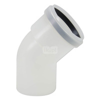 Kolano (2653), spalinowe 45st. fi80, PP transparentne