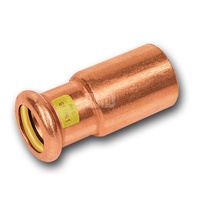 Nypel SANHA Press Gas redukcja, Cu, 18 mm x 14 mm (zz x zw)