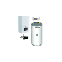 Pakiet - Kocioł gazowy jednofunkcyjny DE DIETRICH MCR4 32 kondensacyjny wiszący 3.8 - 34.9 kW + RegulatorAD248P + Zasobnik c.w.uAQUAvie125 + Filtr magnetyczny XS90