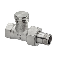 Raditec DN10 - Grzejnikowy zawór odcinający, prosty