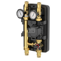 Grupa pompowa FLAMCO MEIBES GZ gazowy walcowy x GZ gazowy walcowy 1 cal (25) x DN 25 Kvs5.8, z izolacją, z zaworem trójdrożnym