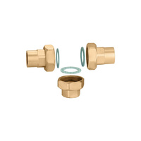 Złączki do zaworów mieszających 1/2” GW. Dla kodu 524400.