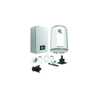 Pakiet - Kocioł gazowy jednofunkcyjny DE DIETRICH Virtuens Smart 24 kondensacyjny wiszący 3.3 - 26.1 kW + Zestaw powietrzno-spalinowy szachtowyBazowy PP/Alu fi 60/100 na fi 80 + Zasobnik c.w.uAQUAvie100 + Filtr magnetyczny XS90 A
