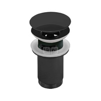 Zestaw odpływowy do umywalki PERFEXIM SPPM03OW czarny mat 2 3/4'', przycisk duży okrągły wypukły